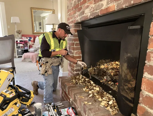 Safe screening installation by Temple City Chimney Sweep in Temple City, CA