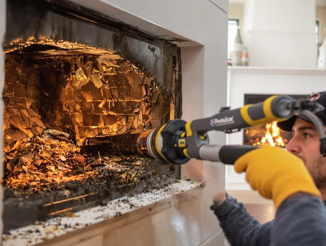 Professional chimney cleaning by Temple City Chimney Sweep in Temple City, CA