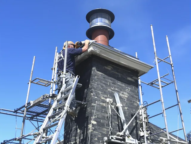 Sturdy chimney crown finished by Temple City Chimney Sweep in Temple City, CA