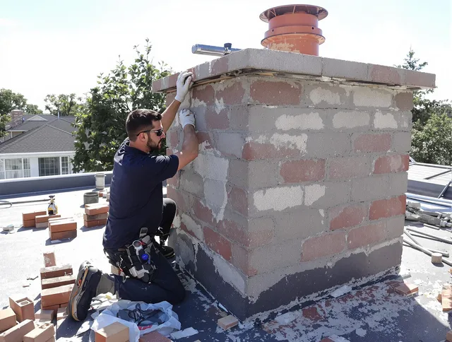 Advanced chimney repair process by Temple City Chimney Sweep in Temple City, CA