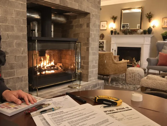 Temple City Chimney Sweep verifying fireplace safety measures in Temple City, CA